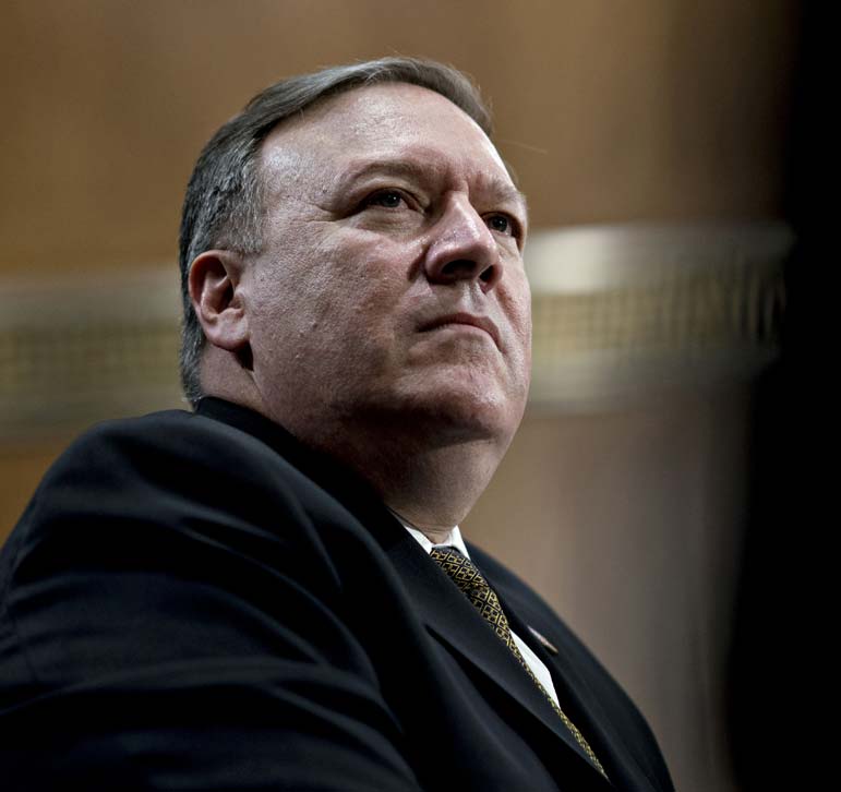 Pompeo has become a China hawk
	
