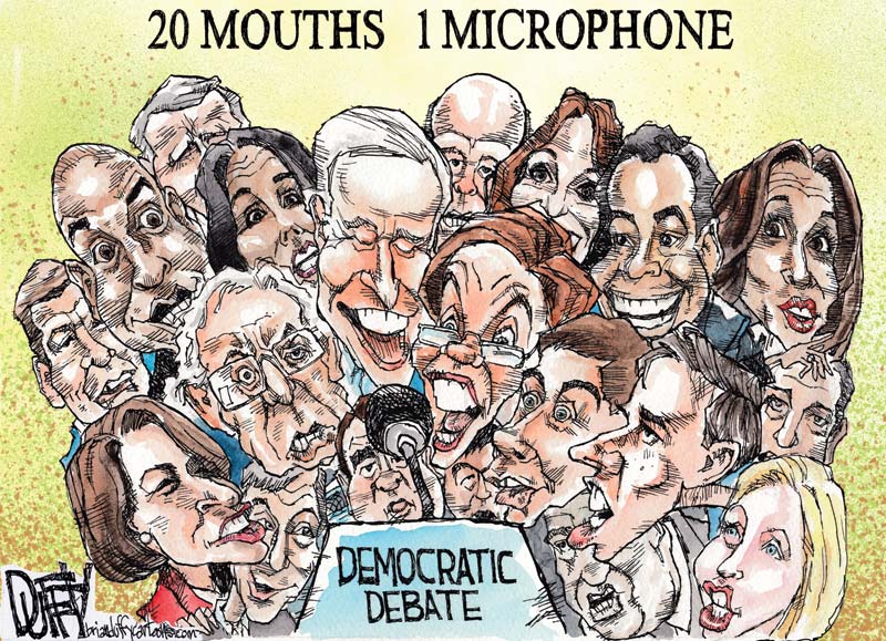 Dem candidates aren't on a winning track