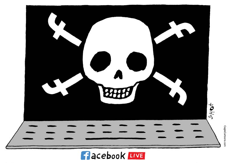 France takes war leadership on . . .  Facebook; Could seriously damage platform
