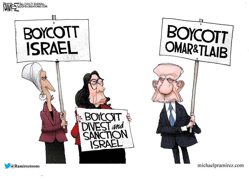 If Omar and Tlaib can boycott Israel, why can't Israel boycott them?