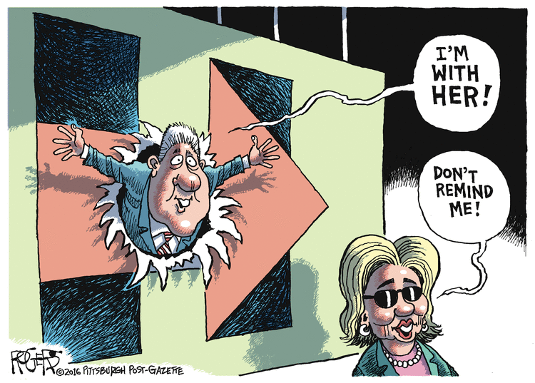 The Clintons and the Kowtowing Comedians