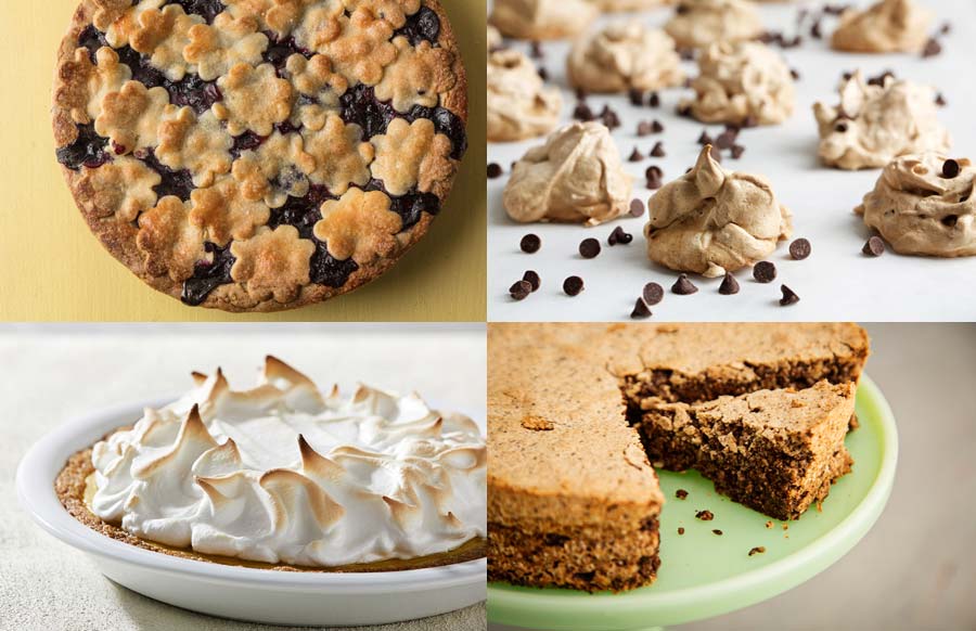 Here are 5 RECIPES for absolutely delish gluten-free pies, cakes, and cookies! 
	