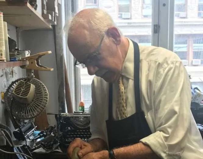 Sales of vintage typewriters are booming at Manhattan store
	