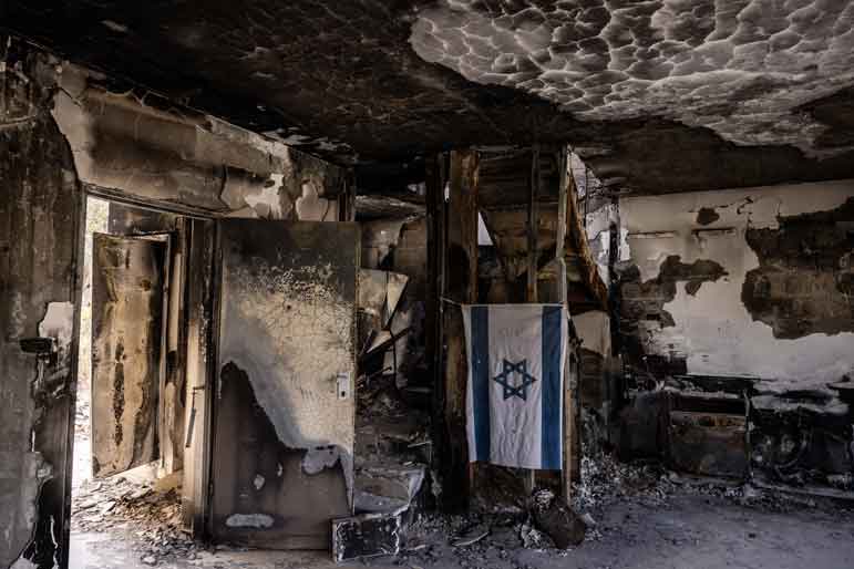  'The land is full of blood': An Israeli kibbutz where Oct. 7 never ends

