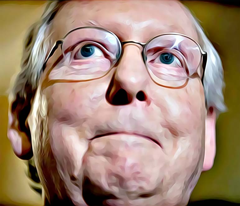 Only Mitch McConnell can save the US from default
   
	

	