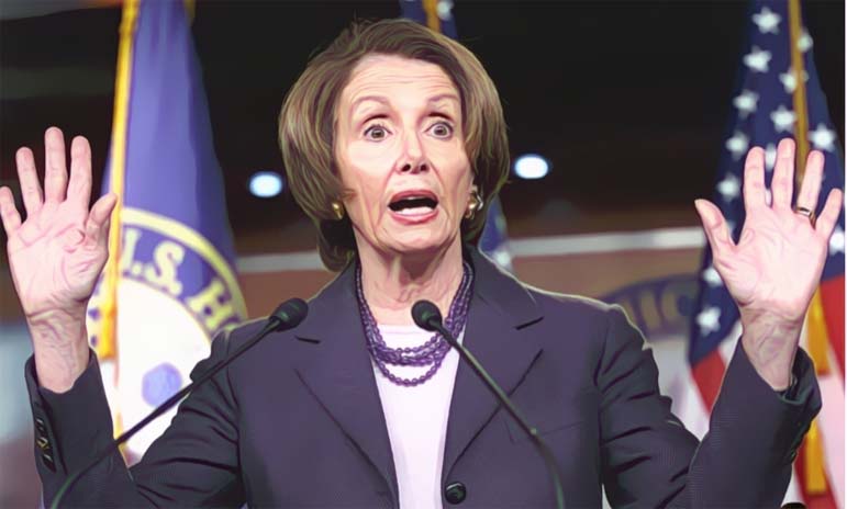 Nancy Pelosi is lying about the State of the Union

  
