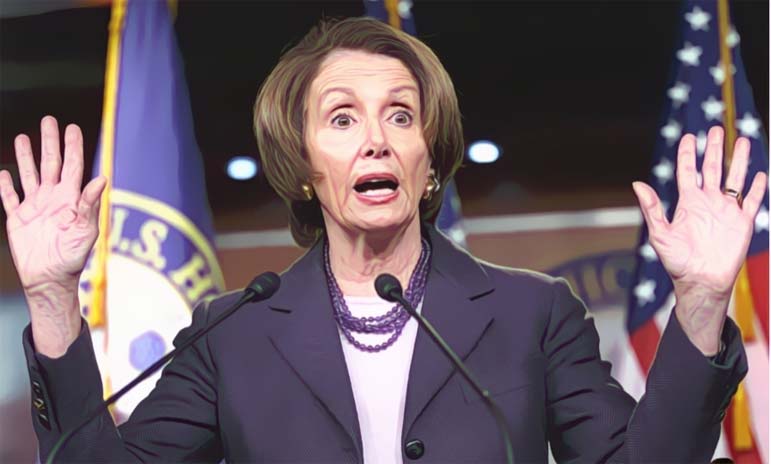 Nancy Pelosi is lying about the State of the Union