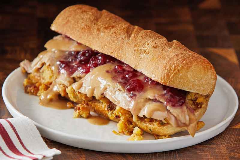This New Orleans-style Thanksgiving po' boy is the answer to all your holiday leftovers
	
	