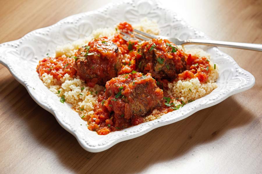 These meatballs -- bathed in an exotic Middle Eastern sauce and using an Israeli technique -- make for an exciting yet comforting meal
	
	
