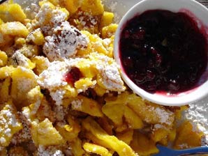 Kaiserschmarrn is the most beautiful, delicious mess of a pancake you'll ever make, and eat
	
	