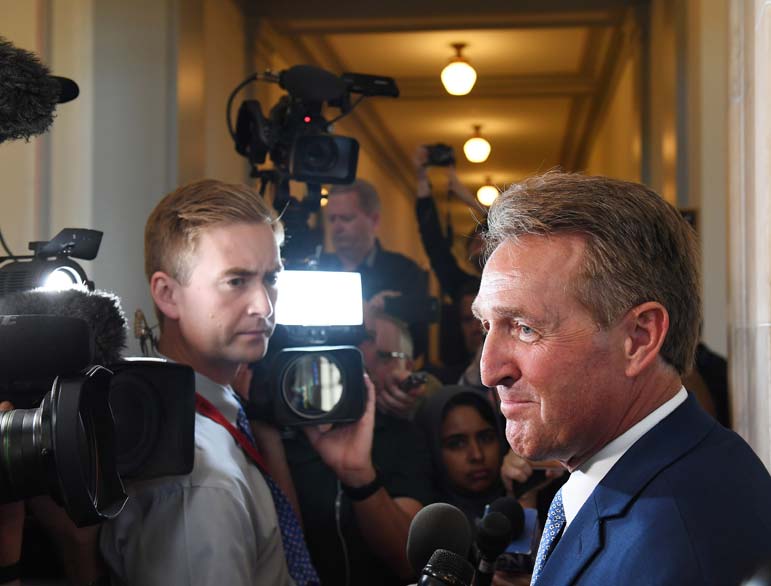 Jeff Flake let down the GOP --- and served the nation

 
