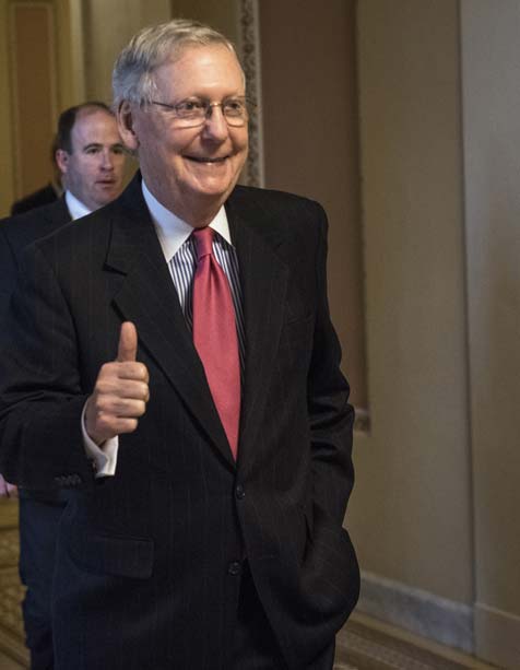 Another victory is looming for McConnell
 
 
  
