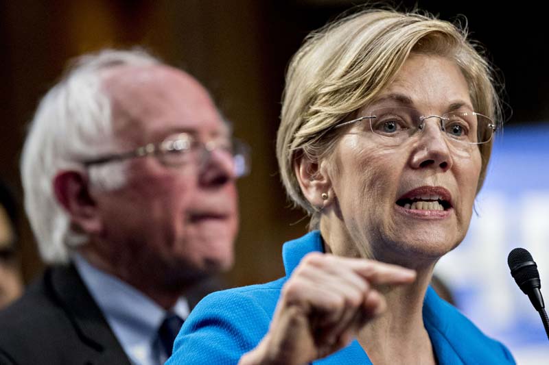 Are Elizabeth Warren and Bernie Sanders headed for a collision?
   

 
  