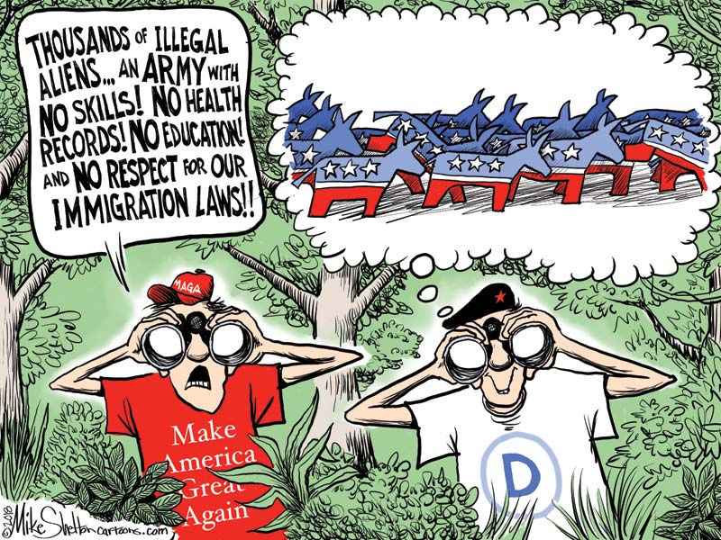 Motives behind illegal immigration   
   
  