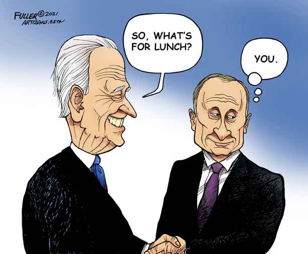 Who's appeasing Putin now? 
	