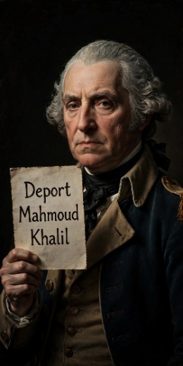 Why George Washington Would Deport Mahmoud Khalil

	
 