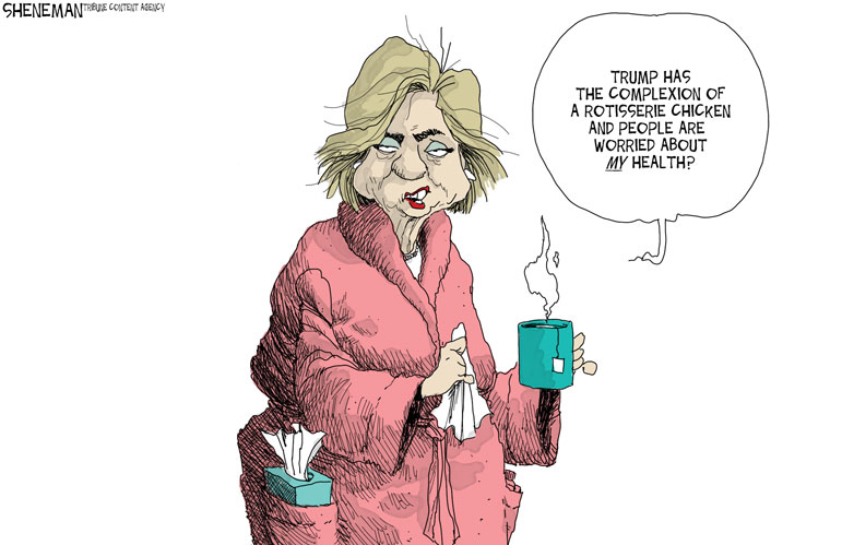 Trump's an 'Insurrectionist' -- But Hillary Was Exercising Free Speech