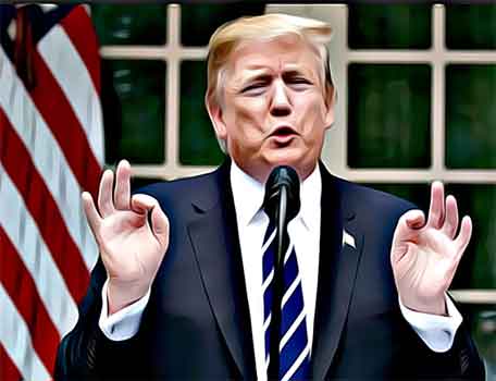 TThe Indomitable Trump: No matter what, he never breaks or loses his sense of command
