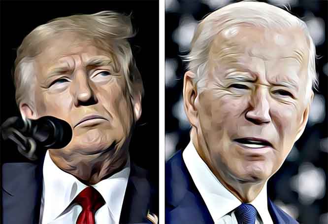 Biden and Trump take to Georgia for dueling rallies

