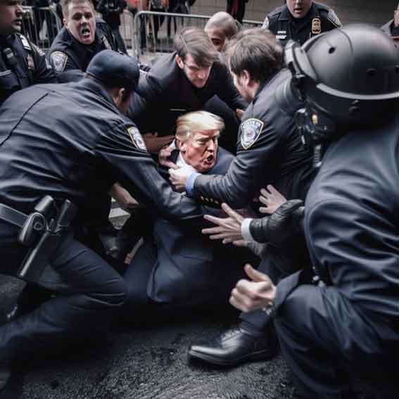 Arrest That Man -- Crime to Follow!