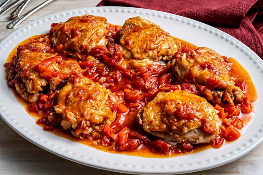 Chicken cacciatore is tender, saucy and a cinch in the Instant Pot
	
	