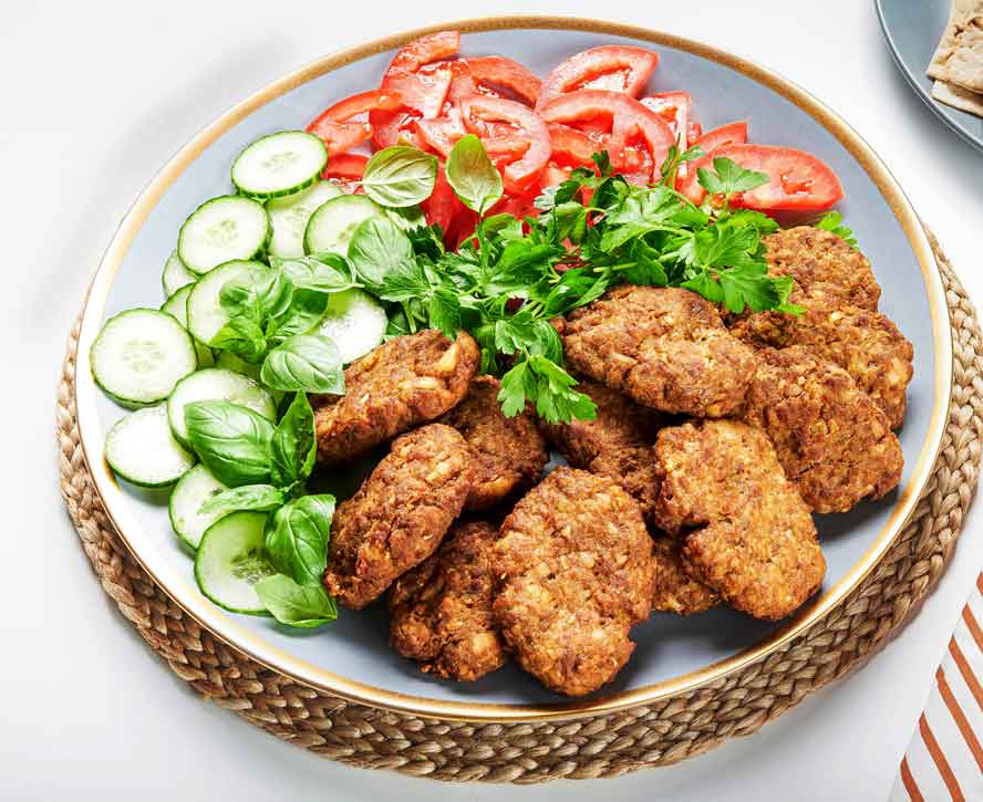 Superbly spiced and flavored, these Persian meat and potato patties (Kotlet) are pan fried to juicy perfection are ideal summer picnic fare

