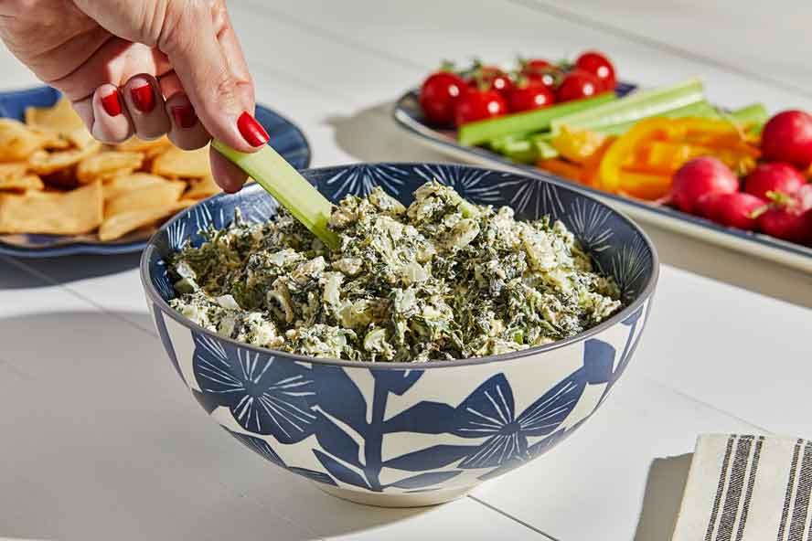 As either pasta sauce, topping for fish, salad inspiration or more, dig into this dip for dinner with a spanakopita-inspired dish
