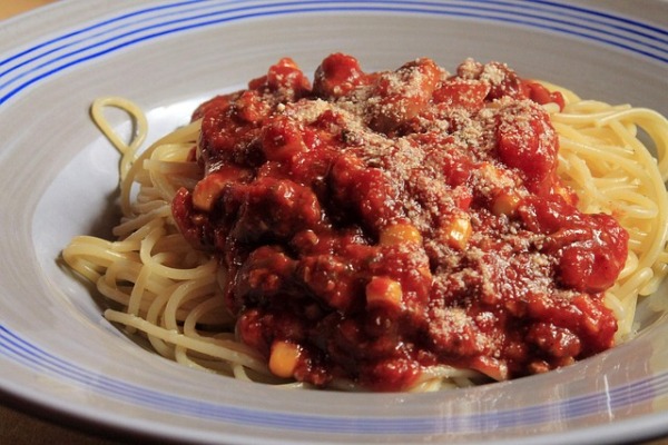 This vegan 'Bolognese' delivers satisfying, saucy and rich flavor
	