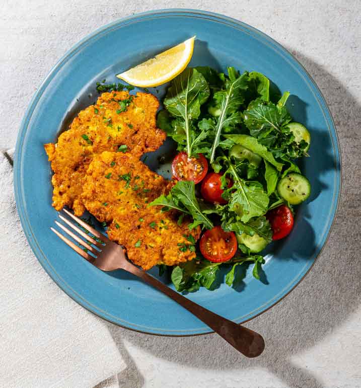 A crispy cauliflower recipe with lemon-mustard dressing proves a cutlet is what you make of it

