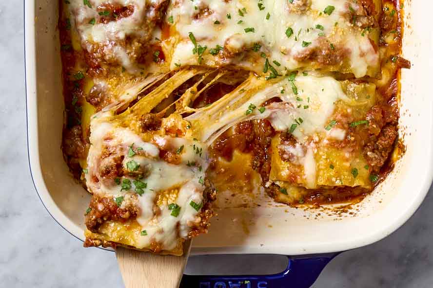 Everything you love about classic layered lasagna, only way easier
 
  
