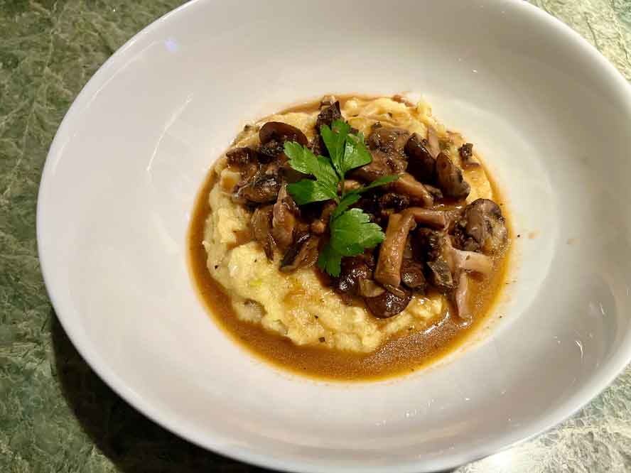 Simple to prepare, mushroom ragout with creamy polenta is just perfect for those bone-chilling moments
	