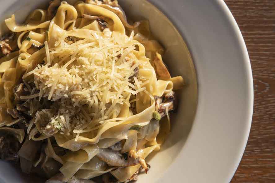 This mushroom fettuccine channels Italy and the best pasta I ever had

