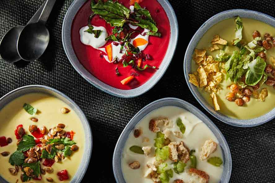 You don't need cream to make creamy soups. Here are some clever ingredients and recipes
	