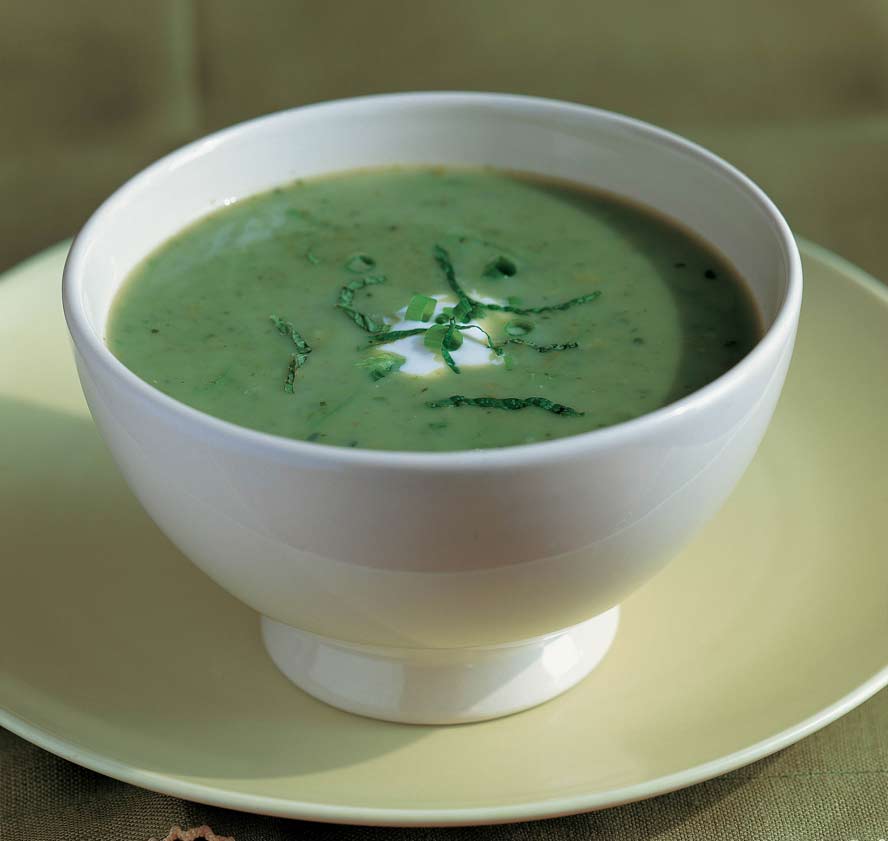 This simple -- yet unsual -- soup, with its subtle sweetness and thickness tastes great hot or chilled

