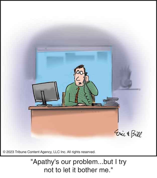 Ignorance and apathy