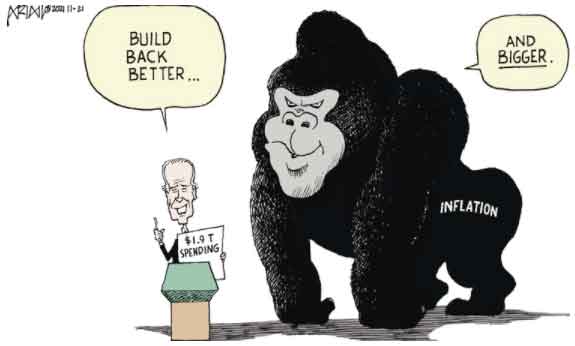 Build Back Better would make it harder to fight inflation
 
  

  