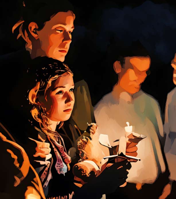 They wanted to make hummus. The Gaza war made them a political target