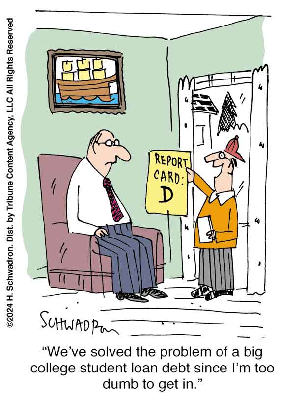 Attacking irresponsible student loan policies
 
   