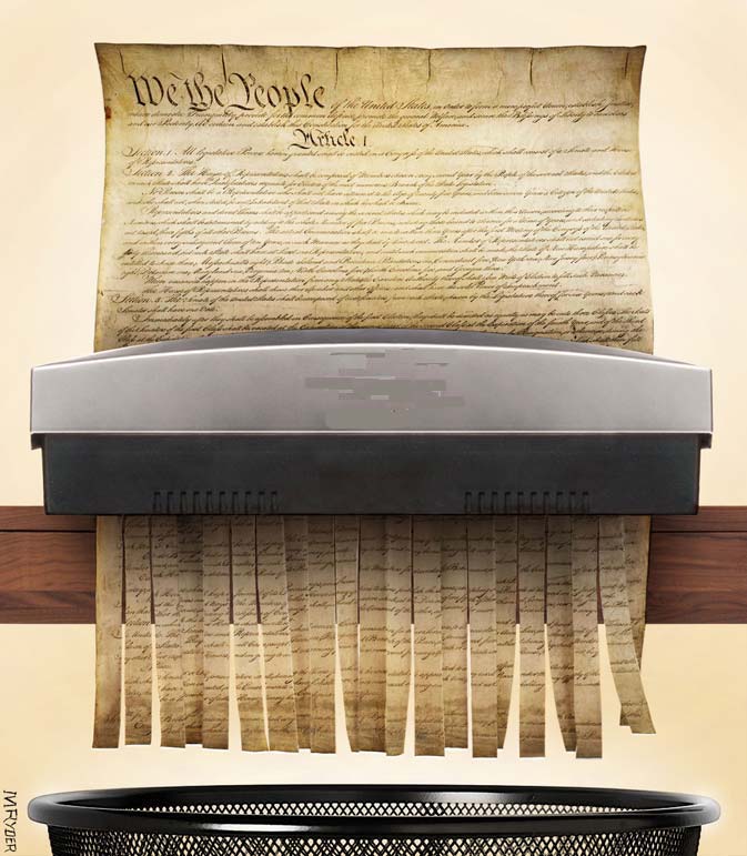Those Who Want to Destroy the Constitution
 