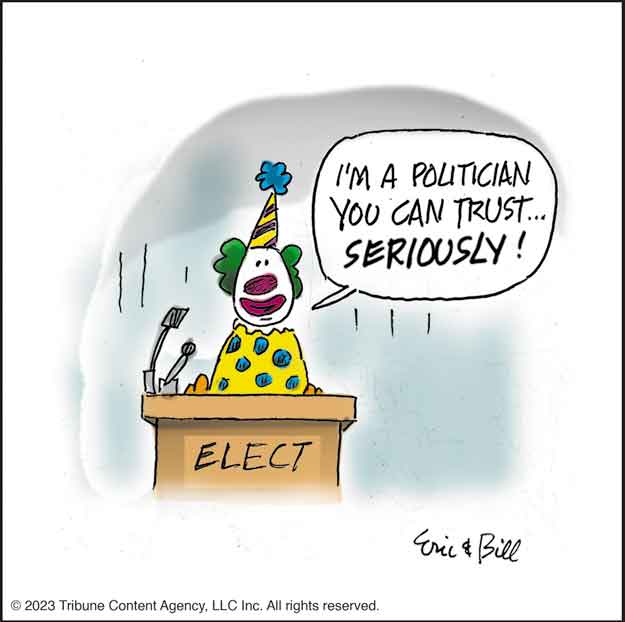   Sending in the clowns
